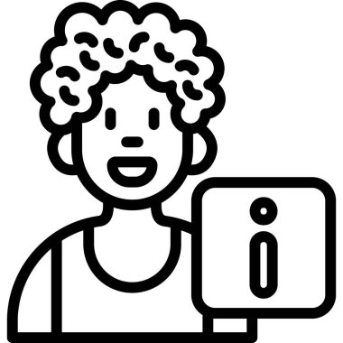 Video seslenmek kutsal kişilerin resmi, vektör çizim