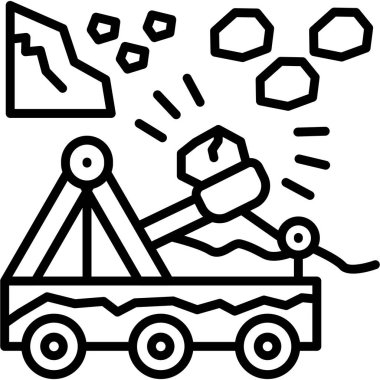 araba simgesi vektör illüstrasyonu