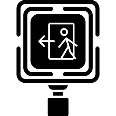 Cep telefonu olan bir adamın vektör çizimi