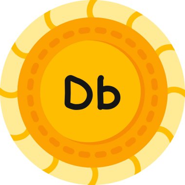 Bozuk para ikonu vektör illüstrasyonu