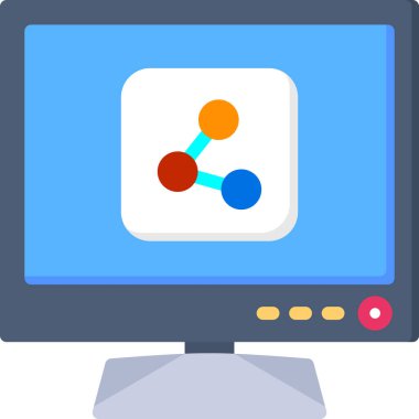 Ağ web simge vektör çizim