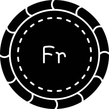 F harfinin vektör illüstrasyonu