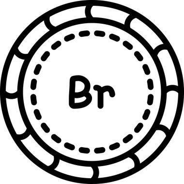 Bozuk para. Web simgesi basit illüstrasyon
