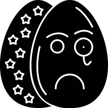Üzücü. Web simgesi basit illüstrasyon