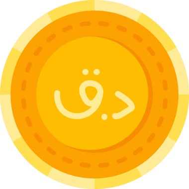 Sikke vektör illüstrasyonu modern simge