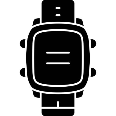 Akıllı saat, akıllı saat basit tasarım simgesi