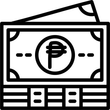 Para ikonu. vektör illüstrasyonu