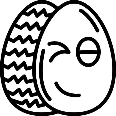 Paskalya yumurtaları, illüstrasyon, beyaz arkaplandaki vektör