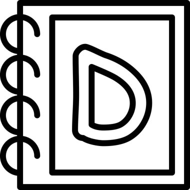 kitap eğitimi öğrenme simgesi ana hatlarıyla