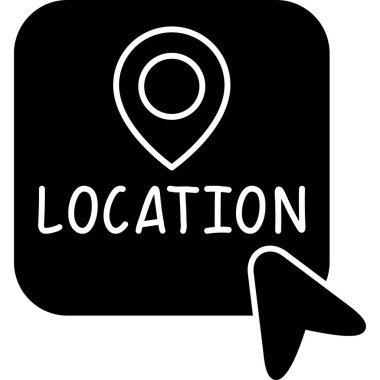 konum pin konumu konum simgesi tam biçimli