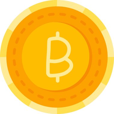 Bitcoin şifreleme para sikkesi simgesi