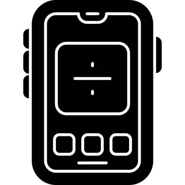 Smartwatch simgesi, basit biçim