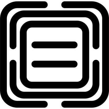 Modern bir simgenin vektör illüstrasyonu