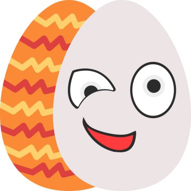 Gülümseyen şirin bir yumurta