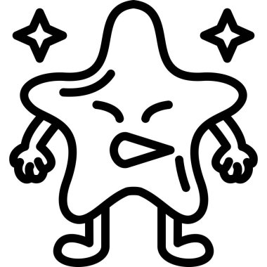 Yıldız. Web simgesi basit illüstrasyon