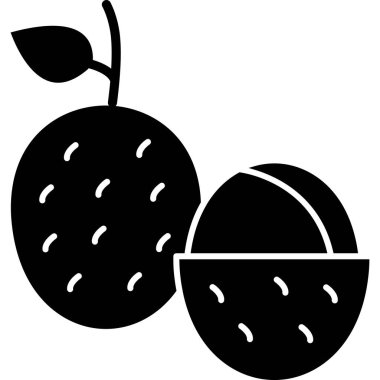 Taze meyve, illüstrasyon, vektör, beyaz arka planda.