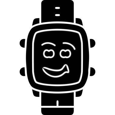 bir robotun vektör simgesi