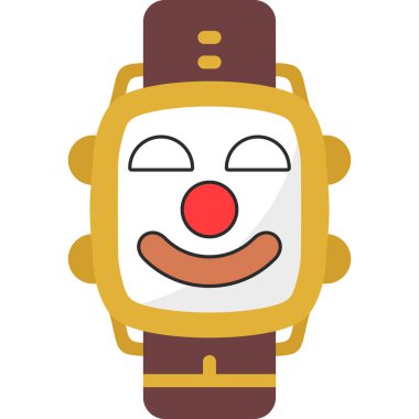 robot ikon vektör illüstrasyonu