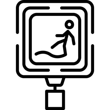 Bir kadın simgesinin vektör illüstrasyonu