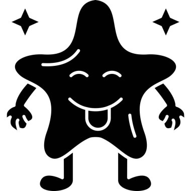 Yıldız simgesi vektör illüstrasyonu