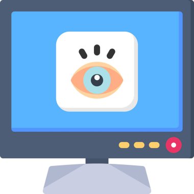 bilgisayar simgesi vektör illüstrasyonu