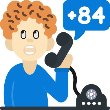 Çağrı merkezi. vektör simgesi