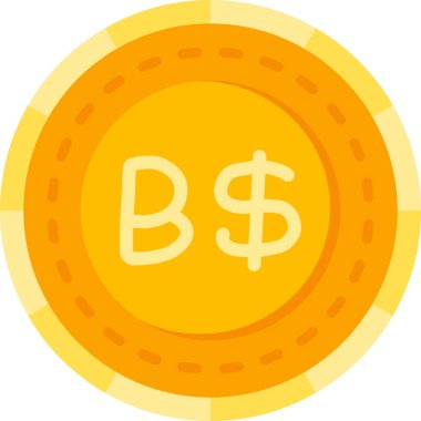 Bitcoin dolar para birimi simgesi