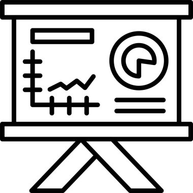 Çizelge. Web simgesi basit illüstrasyon