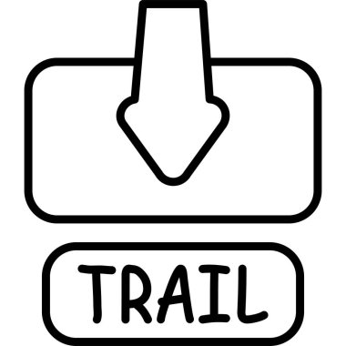 Yürüyüş simgesi, vektör illüstrasyonu