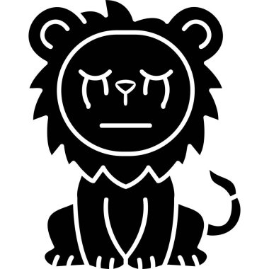 Aslan başı simgesi, özet biçimi