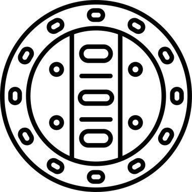 Yemek. Web simgesi basit illüstrasyon