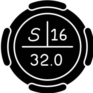 Saat. Web simgesi basit illüstrasyon