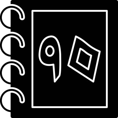 Modern simgenin vektör illüstrasyonu