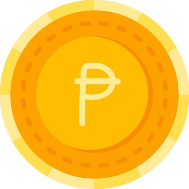 Bozuk para. Web simgesi basit illüstrasyon