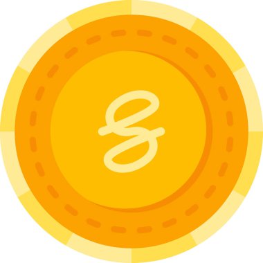 Sikke Simgesi vektör illüstrasyonu