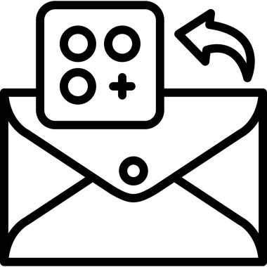 e- posta zarfı harf simgesi