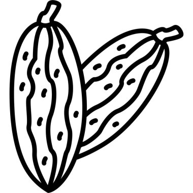 Muz meyvesi Basit tasarım.