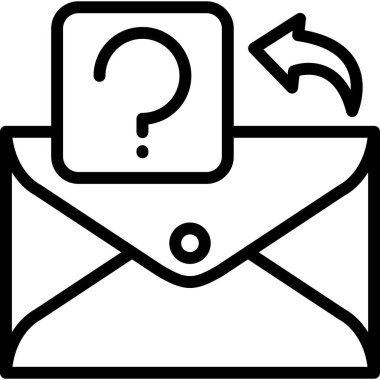 ileti simgesi, vektör illüstrasyonu