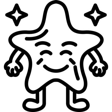 Yıldız. Web simgesi basit illüstrasyon