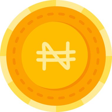 Döviz sembollü bir paranın vektör illüstrasyonu