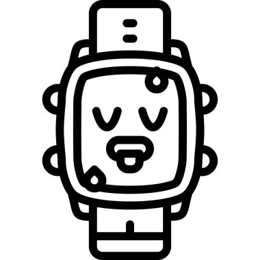 Robot simgesi, vektör çizimi