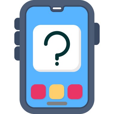 telefon simgesi, cep telefonunun illüstrasyon tasarımı