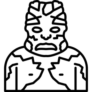 Kel adam ikonu. Beyaz arkaplanda izole edilmiş web tasarımı için insan vektör çizelgesi