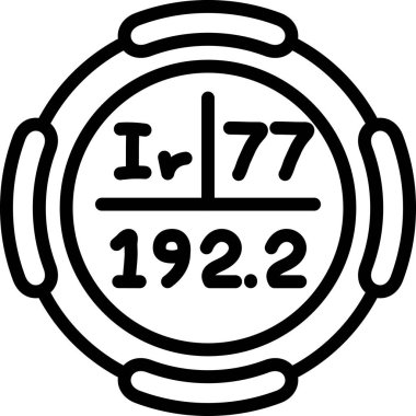 Saat simgesi vektör illüstrasyonu