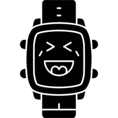 Kızgın surat. Basit resimleme