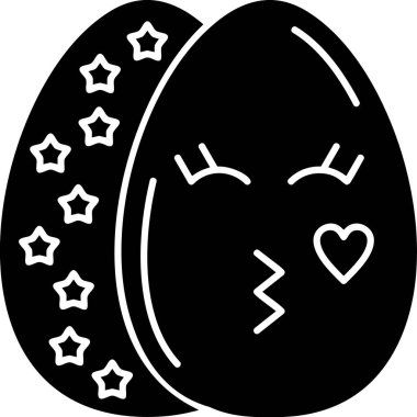 Yumurta. Web simgesi basit illüstrasyon