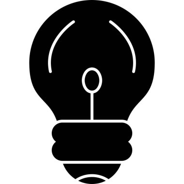 Ampul Işık vektör simgesi