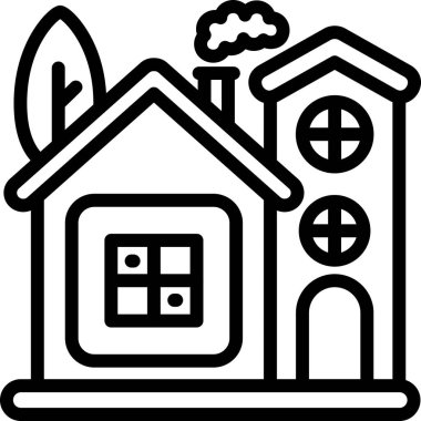 ev simgesi ana hatlarıyla oluşturuluyor