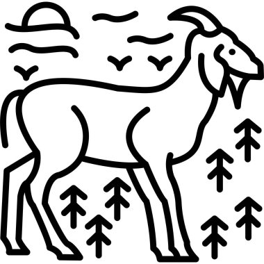 hayvan keçi hayvan simgesi