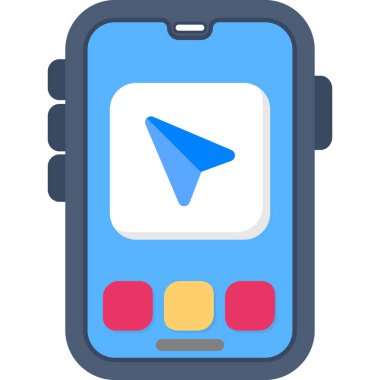 mobil simge vektör illüstrasyonu